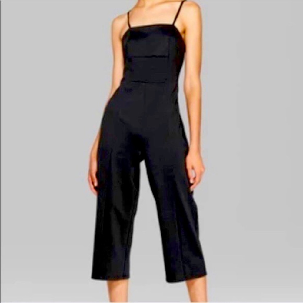 Wild Fable - Black Cropped Jumpsuit